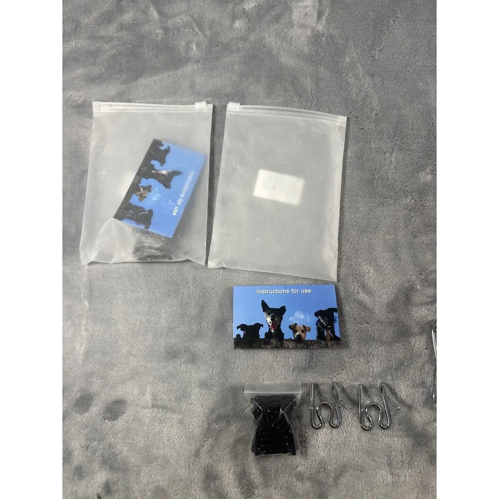 2 Pack Stainless Steel Prong Dog Training Pinch Collars with Rubber Tips New